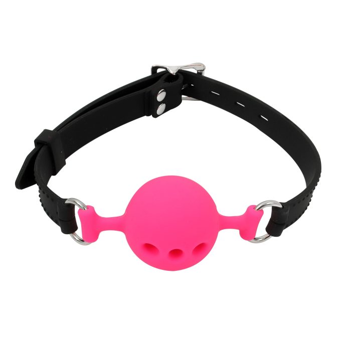 Banoch ballgag siliconen small roze O 35 cm bdsm 4 scaled scaled