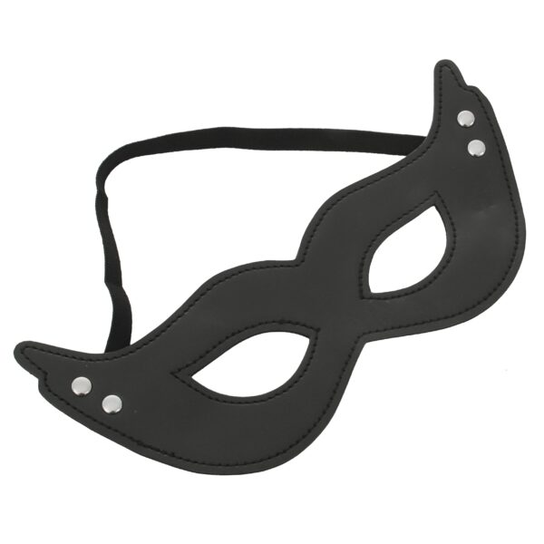 Banoch mask villain black masker van imitatieleer zwart 4 scaled scaled