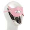 Banoch mask villain pink masker van imitatieleer roze 5 scaled scaled