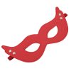 Banoch mask villain red masker van imitatieleer rood 4 scaled scaled