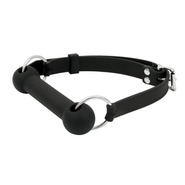 Banoch mondknevel recht alles siliconen zwart bit gag 4 scaled scaled