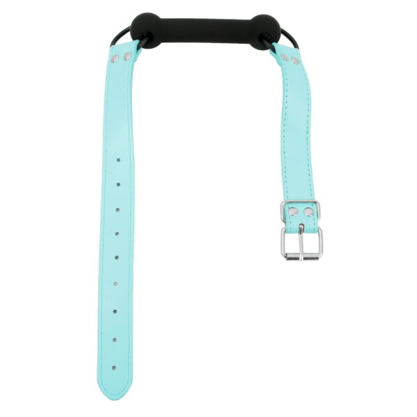 Banoch mondknevel recht siliconen blauw bit gag 6 scaled scaled