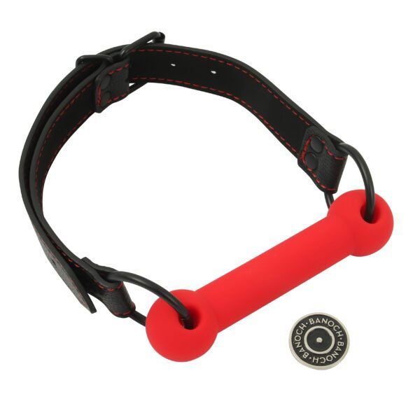 Banoch mondknevel recht siliconen rood bit gag bdsm 7 scaled scaled