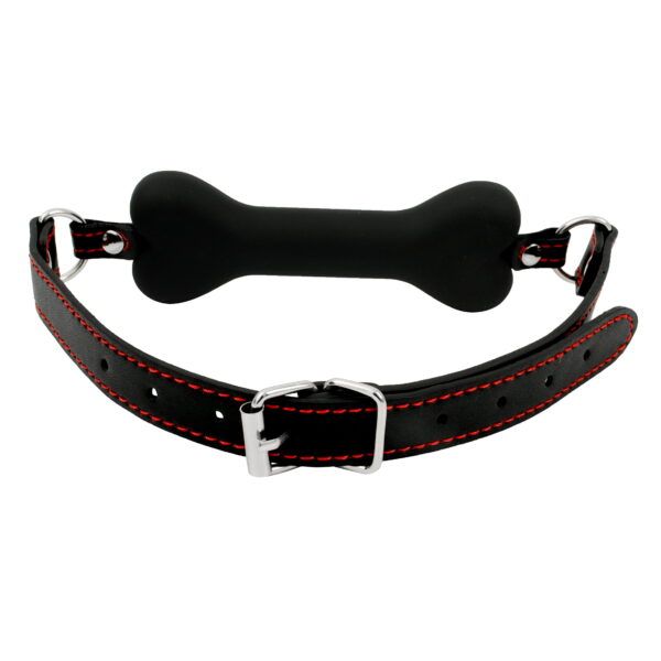 Banoch mouth gag bone siliconen gag bot zwart hondenbot bondage 6 scaled scaled