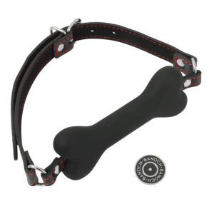 Banoch mouth gag bone siliconen gag bot zwart hondenbot bondage 7 scaled scaled
