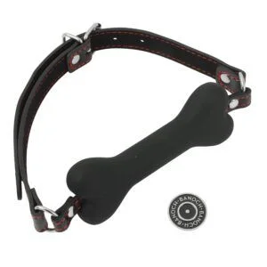Banoch mouth gag bone siliconen gag bot zwart hondenbot bondage 7 scaled scaled