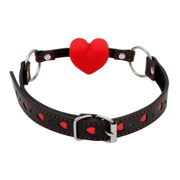 Banoch mouth gag siliconen hartje mondknevel hart 5 scaled scaled