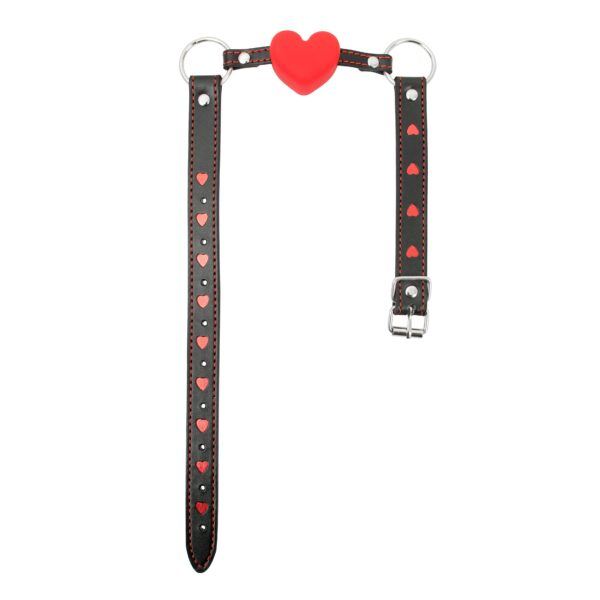 Banoch mouth gag siliconen hartje mondknevel hart 6 scaled scaled