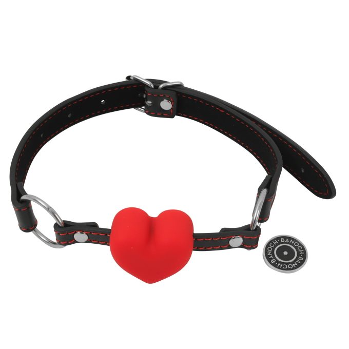 Banoch mouth gag siliconen hartje mondknevel hart 7 scaled scaled