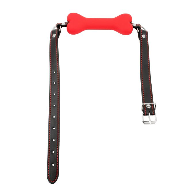 Banoch mouthgag bone siliconen gag bot rood bdsm 6 scaled scaled