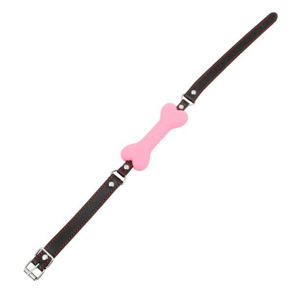 Banoch mouthgag bone siliconen gag bot roze puppy play 1 scaled scaled