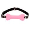 Banoch mouthgag bone siliconen gag bot roze puppy play 2 scaled scaled