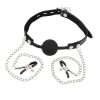 Banoch siliconen Ballgag met tepelklemmen Zwart 2 scaled scaled