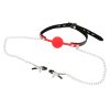 Banoch siliconen Ballgag tepelklemmen rood 2 scaled scaled