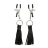 Pinch Tepelklemmen Black Tassel Verstelbaar Tepelkwastjes Zwart 4 scaled scaled