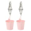 Pinch Tepelklemmen Cloverclamps met emmertje roze bdsm 2 scaled scaled