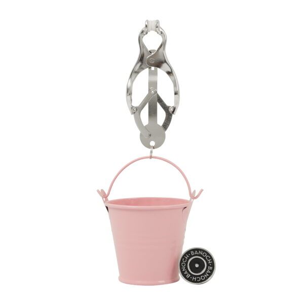 Pinch Tepelklemmen Cloverclamps met emmertje roze bdsm 6 scaled scaled