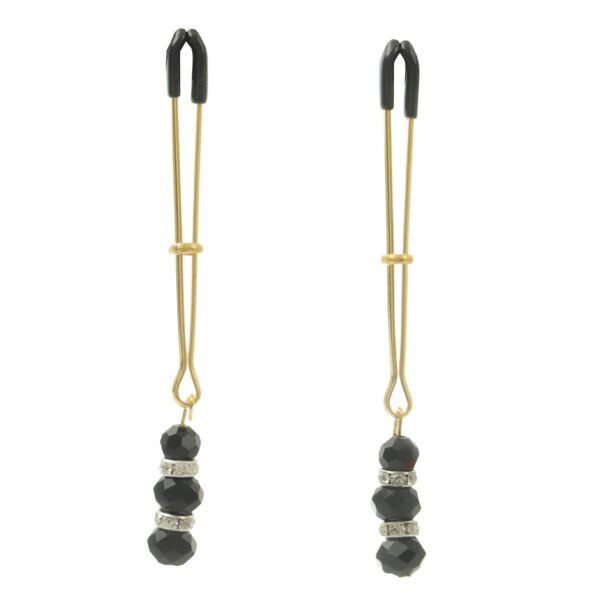 Pinch Tepelklemmen Nipple Clamp Diamond Gold Pincet Verstelbaar met diamantjes 2 scaled scaled