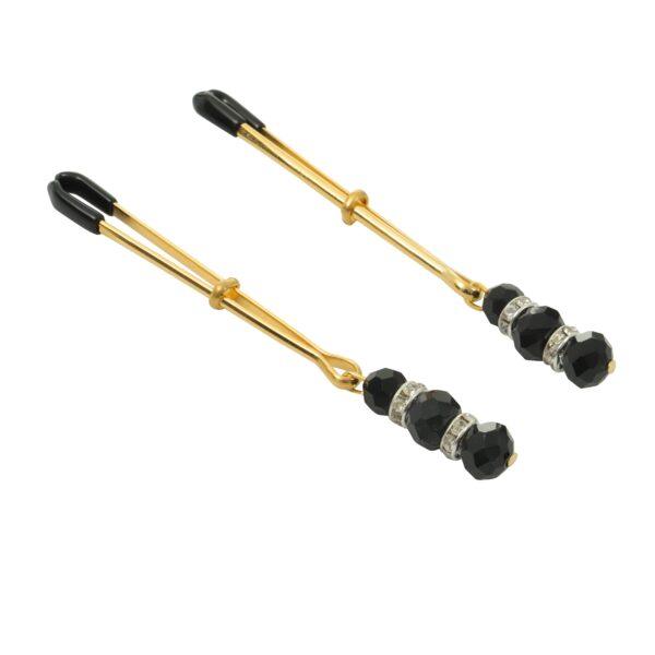 Pinch Tepelklemmen Nipple Clamp Diamond Gold Pincet Verstelbaar met diamantjes 3 scaled scaled