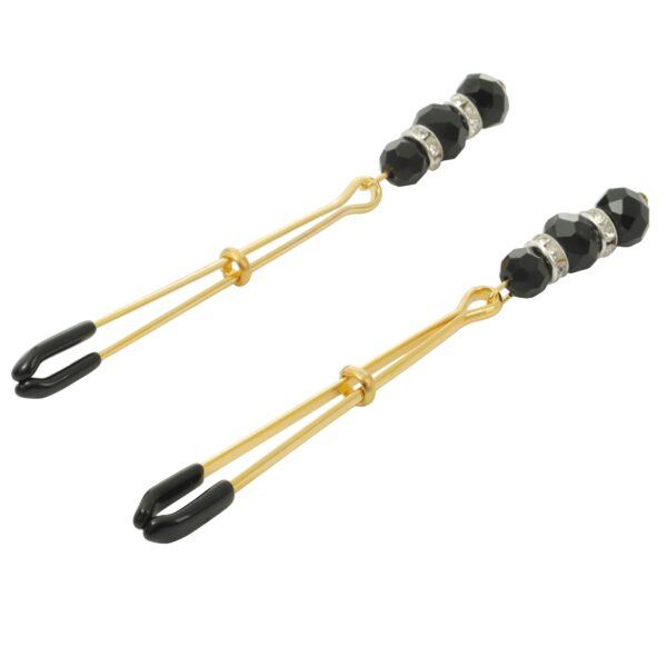 Pinch Tepelklemmen Nipple Clamp Diamond Gold Pincet Verstelbaar met diamantjes 4 scaled scaled