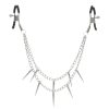 Pinch Tepelklemmen Nippleclamps punk Verstelbaar met Ketting Wit 4 scaled scaled