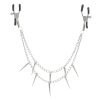 Pinch Tepelklemmen Nippleclamps punk Verstelbaar met Ketting Wit 5 scaled scaled