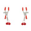 Pinch Tepelklemmen Nippleclamps red Verstelbaar Rood met belletjes 3 scaled scaled