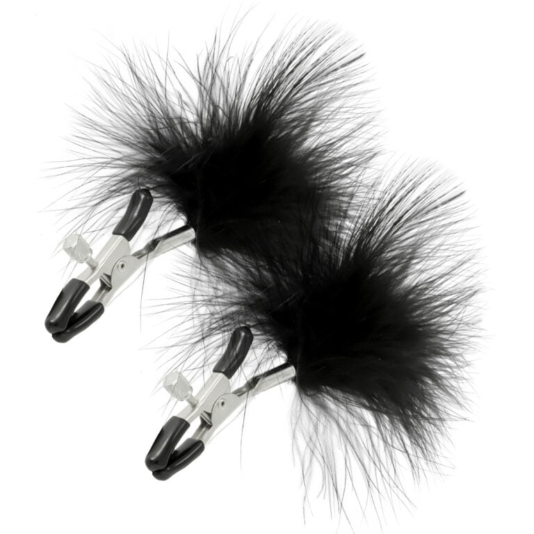 Pinch Tepelklemmen Pince de Plume Noir Veertjes Zwart 2 scaled scaled
