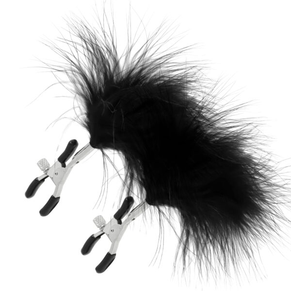 Pinch Tepelklemmen Pince de Plume Noir Veertjes Zwart 3 scaled scaled