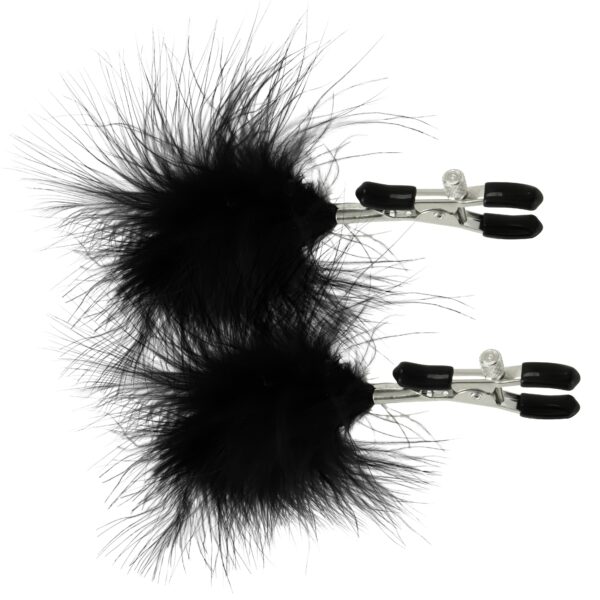 Pinch Tepelklemmen Pince de Plume Noir Veertjes Zwart 4 scaled scaled