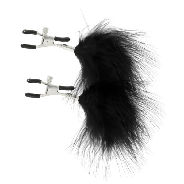 Pinch Tepelklemmen Pince de Plume Noir Veertjes Zwart 5 scaled scaled