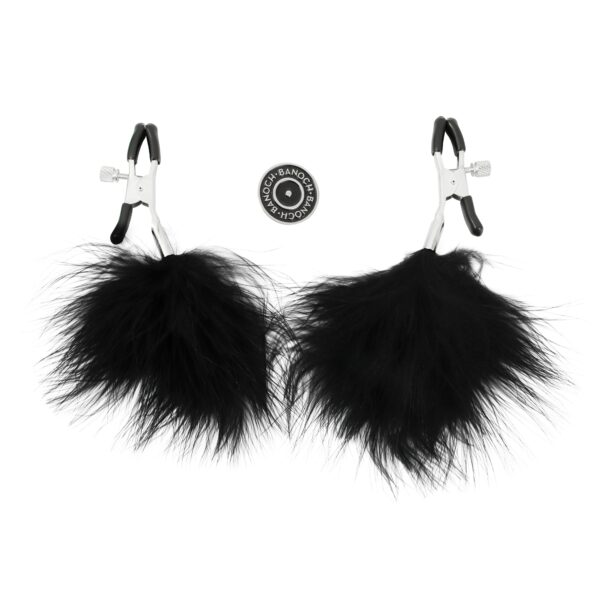 Pinch Tepelklemmen Pince de Plume Noir Veertjes Zwart 6 scaled scaled