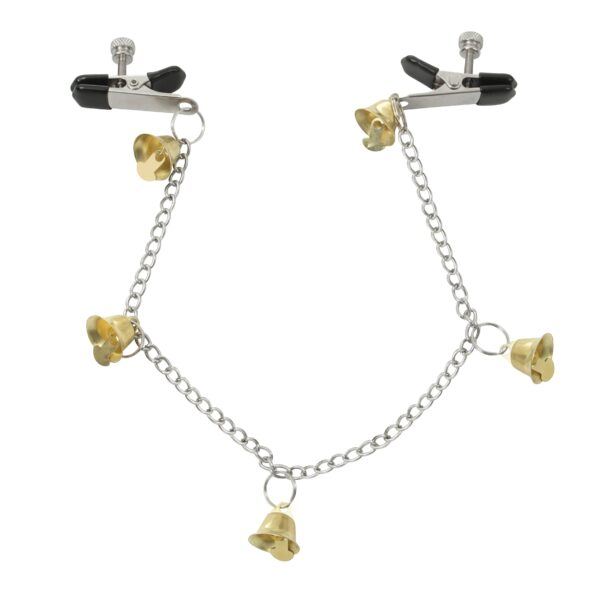 Pinch Tepelklemmen Pinces Bell2 Ketting Verstelbaar gouden Belletjes 1 scaled scaled