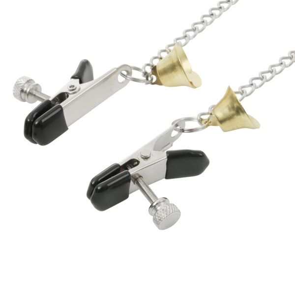 Pinch Tepelklemmen Pinces Bell2 Ketting Verstelbaar gouden Belletjes 3 scaled scaled