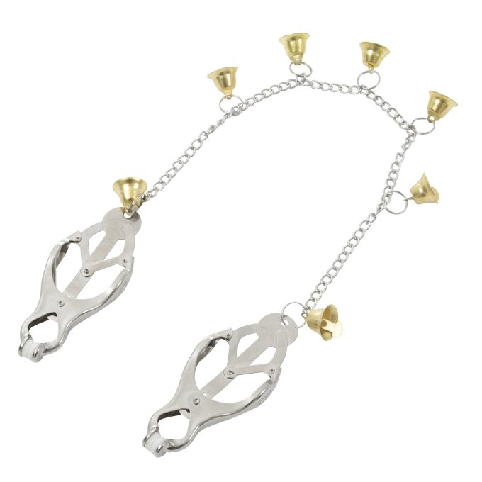 Pinch Tepelklemmen Pinces Bell3 Ketting gouden Belletjes 2 scaled scaled