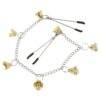 Pinch Tepelklemmen Pinces Bell4 Verstelbaar Ketting Pincet met gouden Balletjes 4 scaled scaled