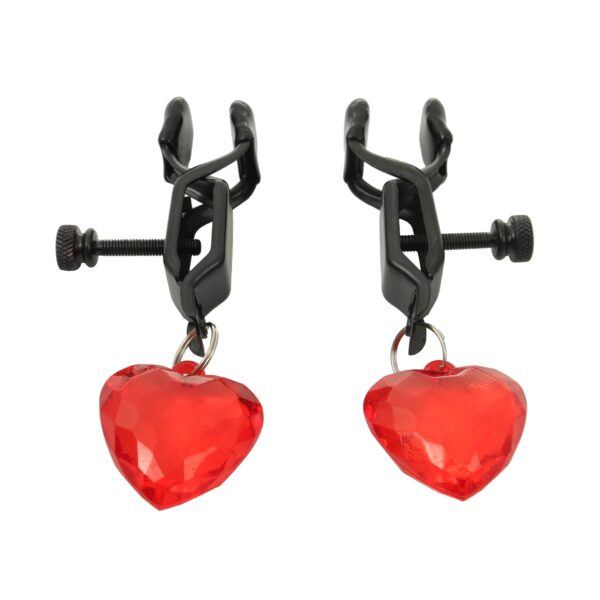 Pinch Tepelklemmen Pinces Coeur Rouge Verstelbaar Hart Rood 4 scaled scaled