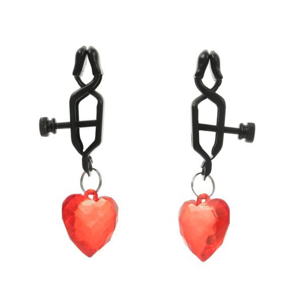 Pinch Tepelklemmen Pinces Coeur Rouge Verstelbaar Hart Rood 5 scaled scaled