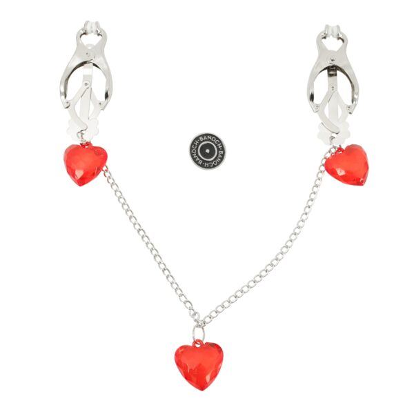 Pinch Tepelklemmen Pinces amour Dur Ketting Hart Rood 6 scaled scaled