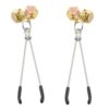 Pinch Tepelklemmen Pinces boules dOr Verstelbaar Pincet met gouden Balletjes bdsm 3 scaled scaled