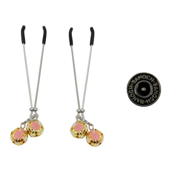Pinch Tepelklemmen Pinces boules dOr Verstelbaar Pincet met gouden Balletjes bdsm 6 scaled scaled