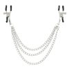 Pinch tepelklemmen Triple link silver verstelbaar met ketting bdsm 2 scaled scaled