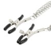 Pinch tepelklemmen Triple link silver verstelbaar met ketting bdsm 5 scaled scaled