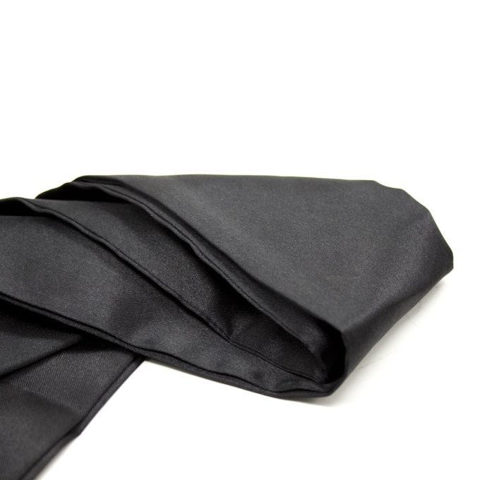 Banoch Blindoek ZwartWit zacht 150 cm 8 cm breed 2