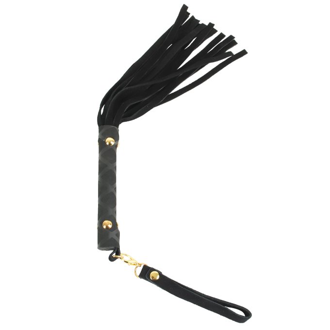 Banoch Flogger klein zwart imitatie suede zweep zacht 30 cm 2 scaled Banoch Flogger klein zwart imitatie suede zweep zacht 30 cm 2 scaled