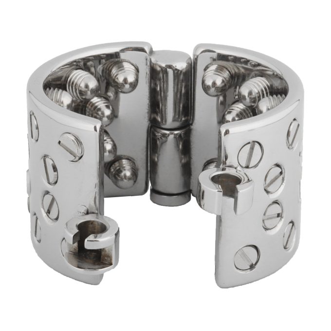 Banoch Kalis teeth silver indraaibaar met slot CBT 3 scaled Banoch Kalis teeth silver indraaibaar met slot CBT 3 scaled