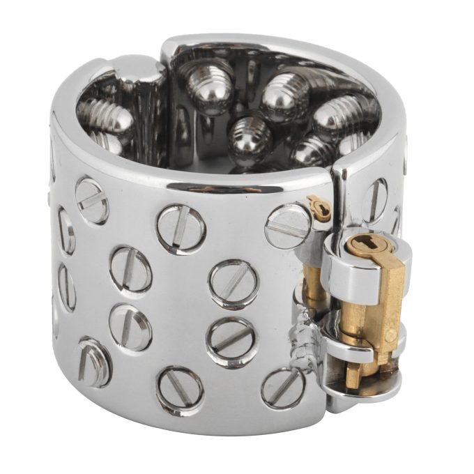 Banoch Kalis teeth silver indraaibaar met slot CBT 6 Banoch Kalis teeth silver indraaibaar met slot CBT 6