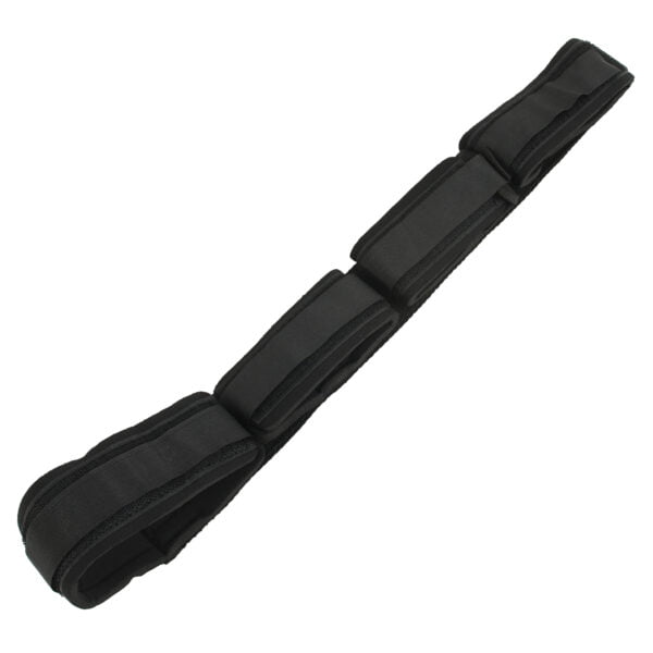 Banoch Spreidstang met klittenband velcro boeien 42 cm lang zwart 2 scaled