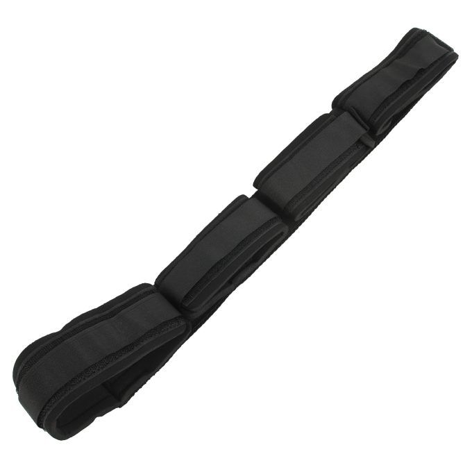 Banoch Spreidstang met klittenband velcro boeien 42 cm lang zwart 2 scaled