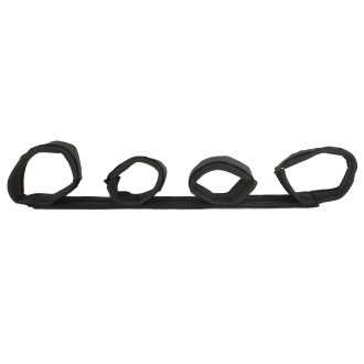 Banoch Spreidstang met klittenband velcro boeien 42 cm lang zwart 3 scaled